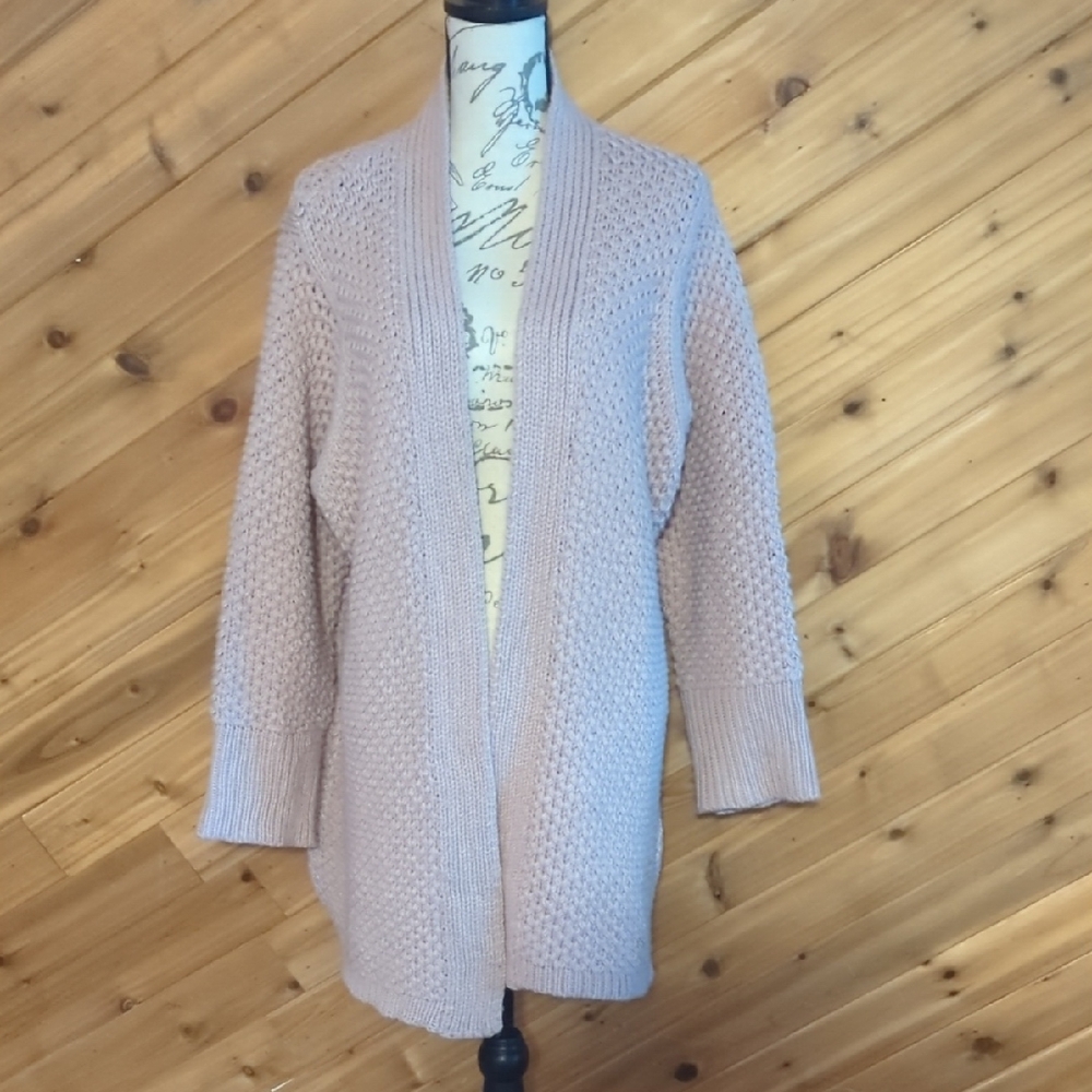 Renee C. Soft Knit Cardigan in Blush